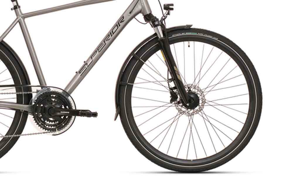 Superior-STK-400-Gloss-Brown-Bike-Front