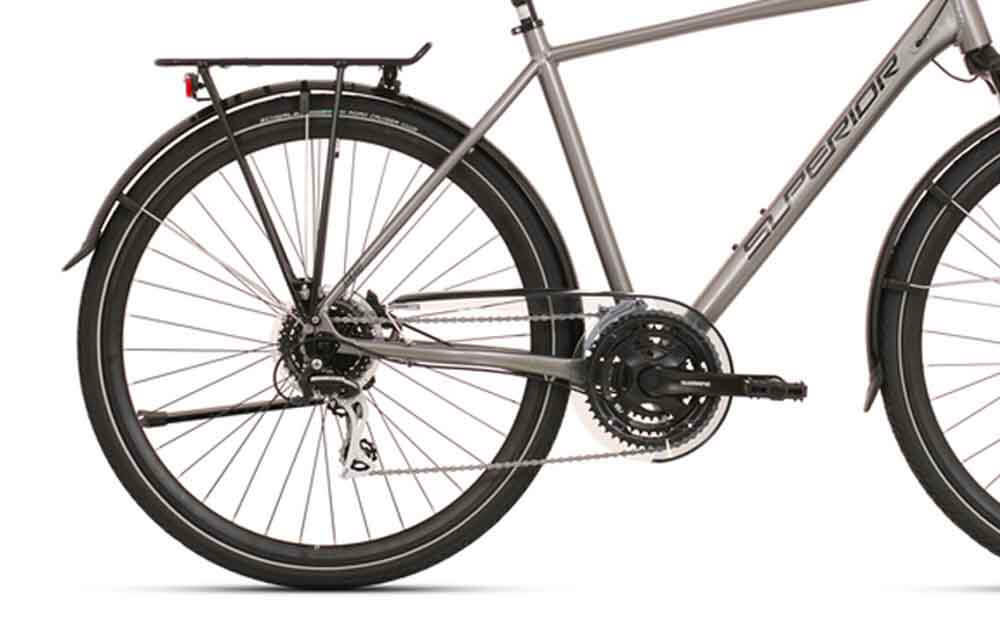 Superior-STK-400-Gloss-Brown-Bike-Rear